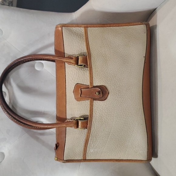 Vintage dooney & Bourke allweather  large top handle satchel crossbody bag - Picture 3 of 16